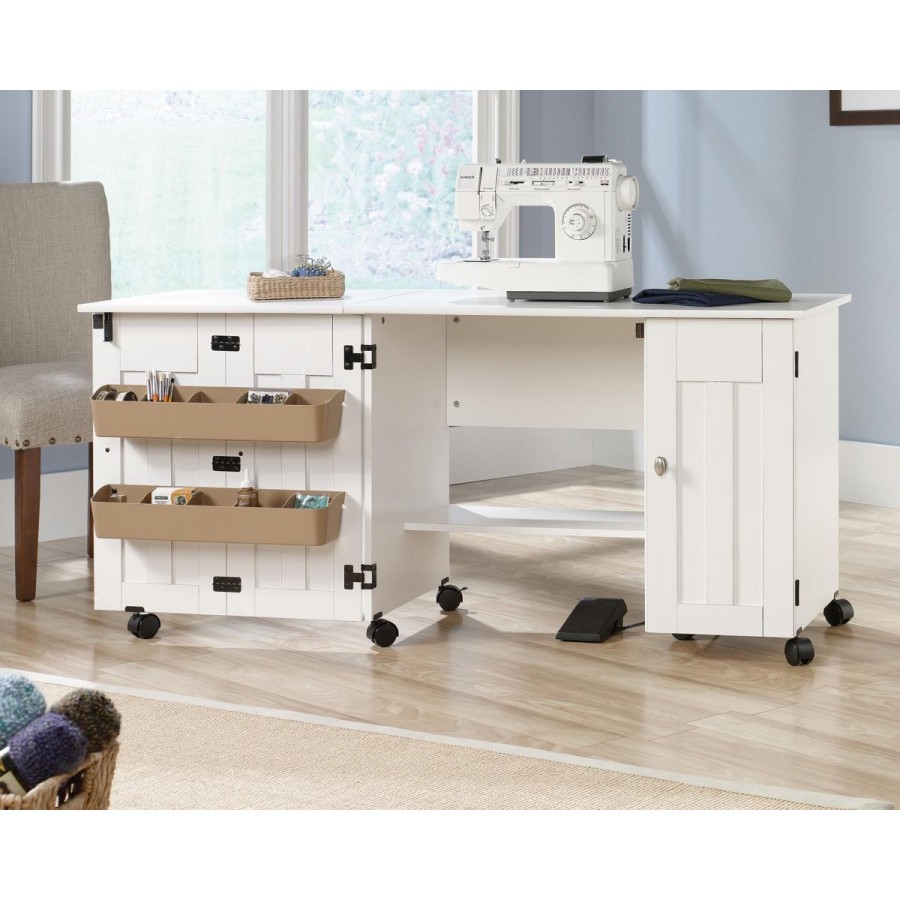 Craft Sewing Craft Cart Soft White